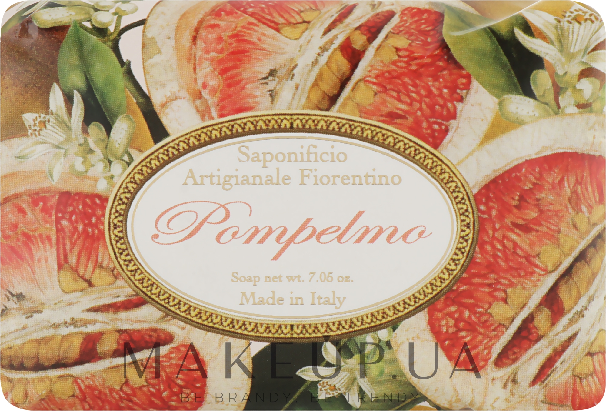 Мило туалетне "Грейпфрут" - Saponificio Artigianale Fiorentino Grapefruit Soap — фото 200g
