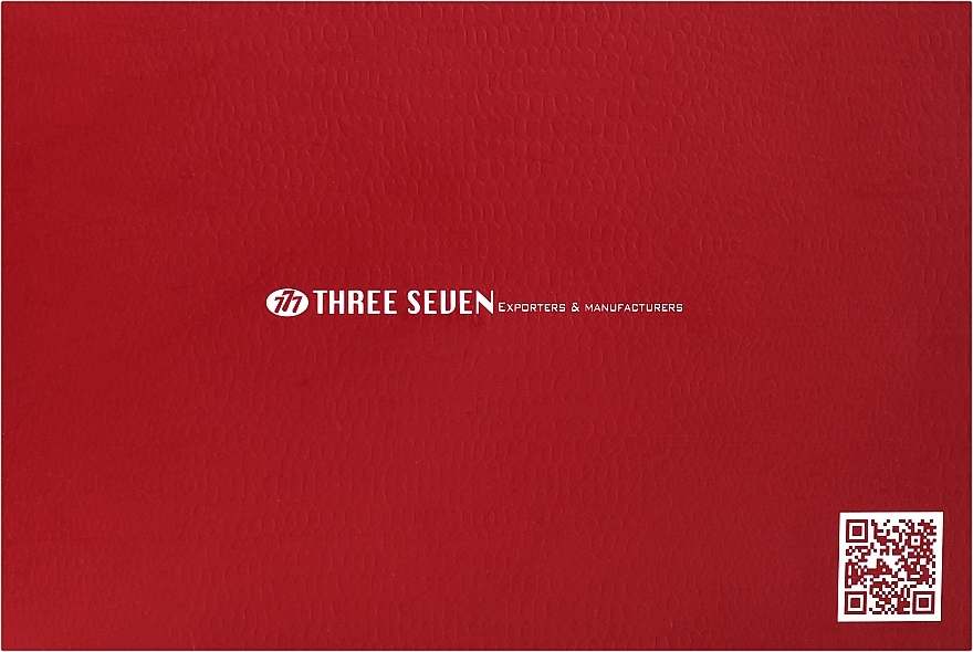 Манікюрний набір, червоний - Three Seven Manicure Set — фото N1
