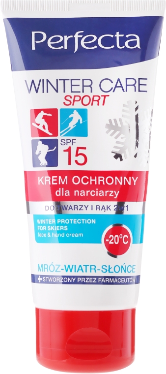 Захисний крем для лижників SPF 15 - Perfecta Sport Face Cream — фото N1