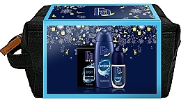 Духи, Парфюмерия, косметика Набор для мужчин - Fa Men Sport (sh/gel/250ml + deo/roll/50ml + ash/lot/100ml + bag)