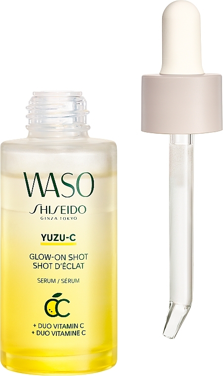 Подвійна сироватка для обличчя - Shiseido Waso Yuzu-C Glow-On Shot — фото N2