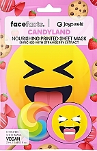 Духи, Парфюмерия, косметика Тканевая маска для лица "Joypixels Candyland" - Face Facts Printed Sheet Mask