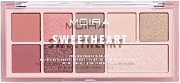 Палетка тіней для повік - Moira Sweetheart Pressed Pigment Palette — фото N1