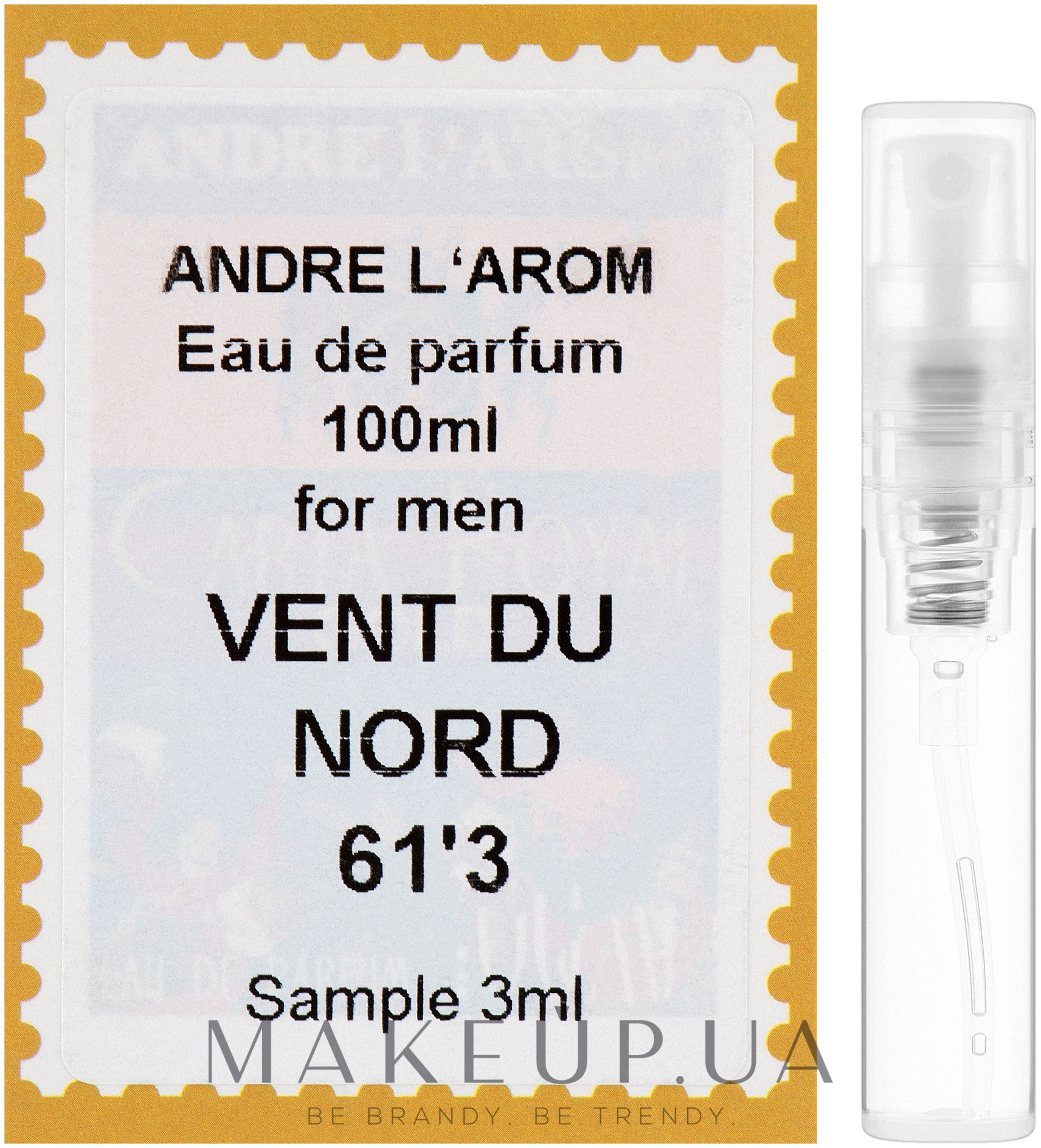 Andre L`Arom Vent du Nord "61'3" - Парфюмированная вода (пробник) — фото 3ml