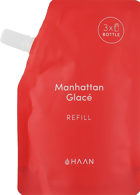 Антисептик для рук "Освежающий Манхэттен" - HAAN Hydrating Hand Sanitizer Manhattan Glace (сменный блок) — фото N1