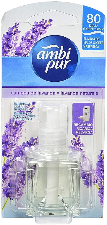 Заправка для електричного дифузора "Лаванда" - Ambi Pur Electric Air Freshener Refill Lavander — фото N1