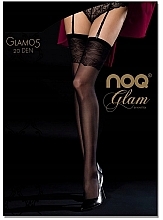 Чулки для женщин "Glam 05", 20 Den, nero - Knittex — фото N1