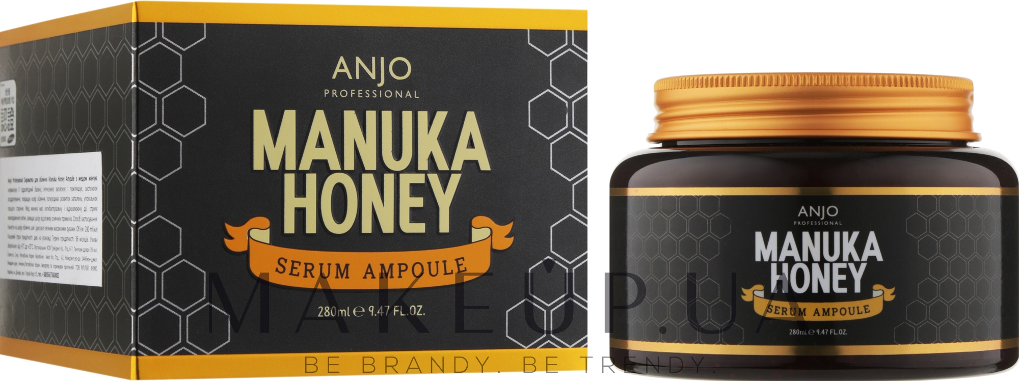 Сироватка для обличчя з медом манука - Anjo Professional Manuka Honey Serum Ampule — фото 280ml