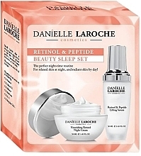 Парфумерія, косметика Набір - Danielle Laroche Cosmetics Retinol & Peptide Beauty Sleep Set (n/cr/50ml + f/ser/50ml)