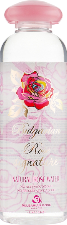 Розовая вода - Bulgarian Rose Signature Natural Rose Water — фото N1