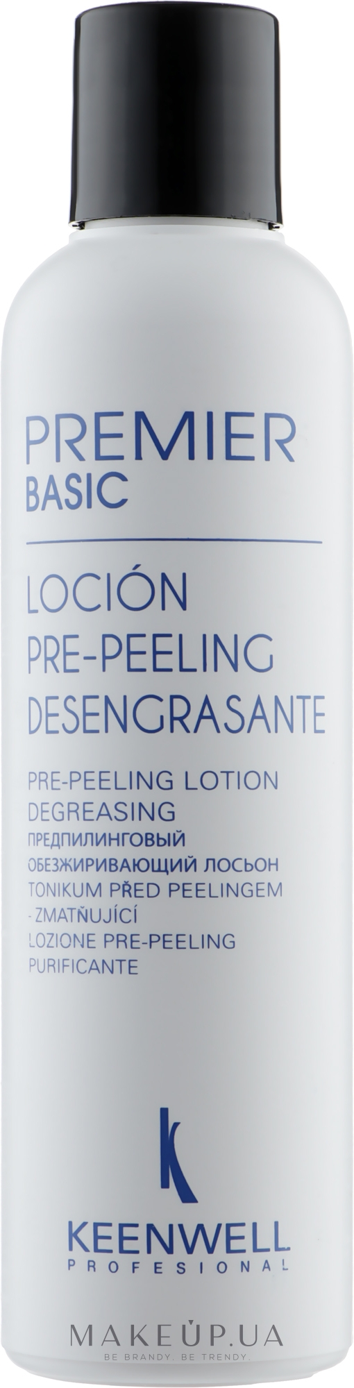 Знежирювальний лосьйон для всіх типів шкіри - Keenwell Premier Basic Pre-Peeling Lotion — фото 200ml