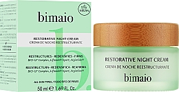 Відновлювальний нічний крем для обличчя - Bimaio Restorative Night Cream — фото N2