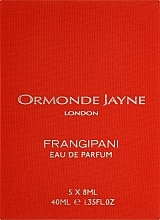 Ormonde Jayne Frangipani - Набор (edp/5x8ml) — фото N1