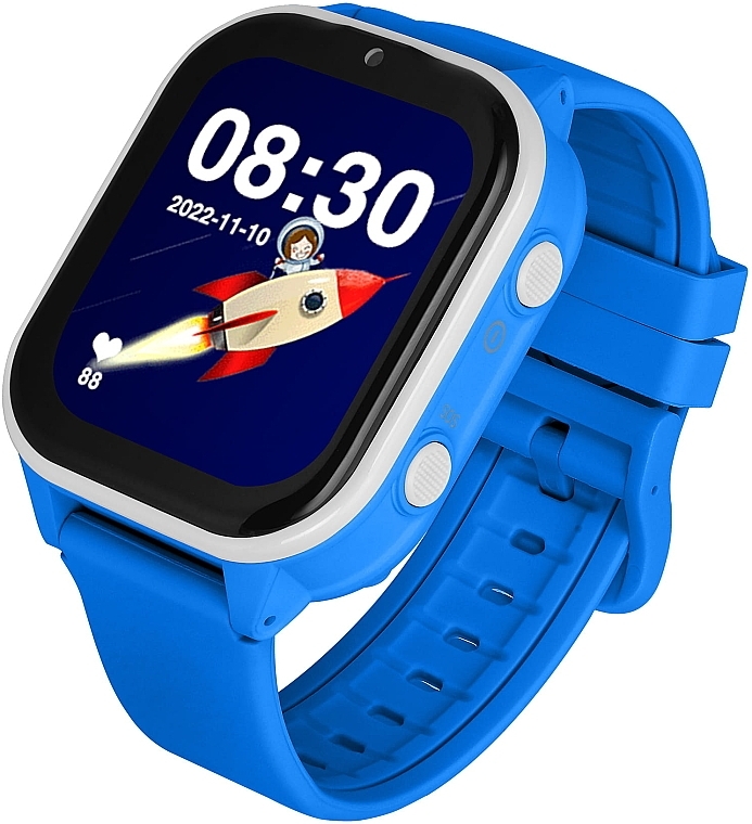 Смарт-годинник для дітей, синій - Garett Smartwatch Kids Sun Ultra 4G — фото N4