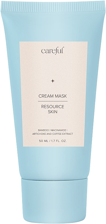 Восстанавливающая крем-маска с ниацинамидом и бамбуком - Careful Cosmetic Resource Skin Cream Mask — фото N1
