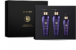 Духи, Парфюмерия, косметика УЦЕНКА Набор - T-LAB Professional Coco Therapy Ritual (sham/300ml + cond/300ml + h/serum/150ml) *