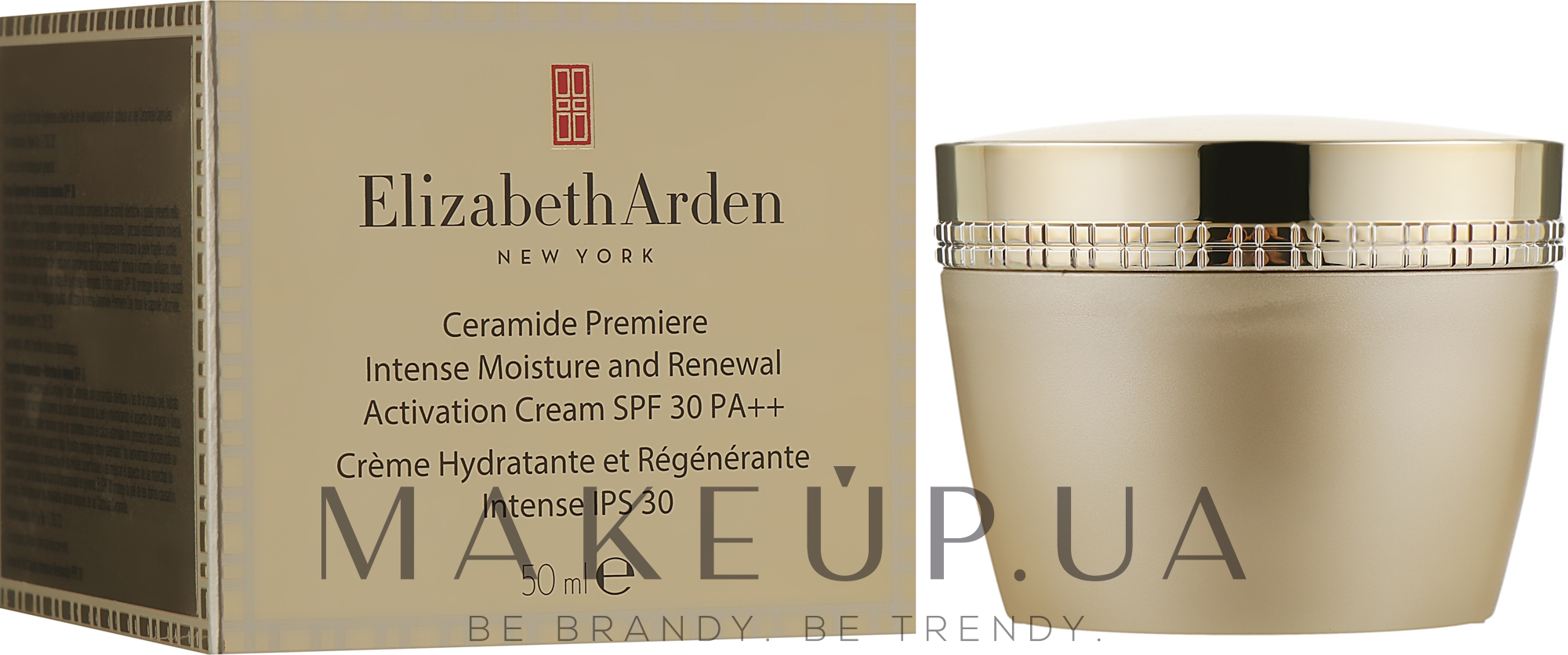 Дневной интенсивно увлажняющий и восстанавливающий крем - Elizabeth Arden Ceramide Premiere Intense Moisture and Renewal Activation Cream SPF 30 — фото 50ml