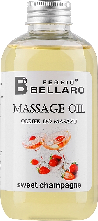 Масажна олія "Шампанське" - Fergio Bellaro Massage Oil Sweet Champagne — фото N2