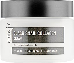 Живильний антивіковий крем для обличчя - Coxir Black Snail Collagen Cream Anti-Wrinkle And Nourish — фото N3
