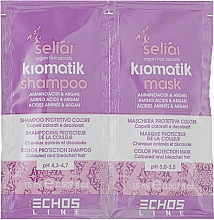 Набор - Echosline Seliar Kromatik Set (sh/15ml + mask/15ml) — фото N1
