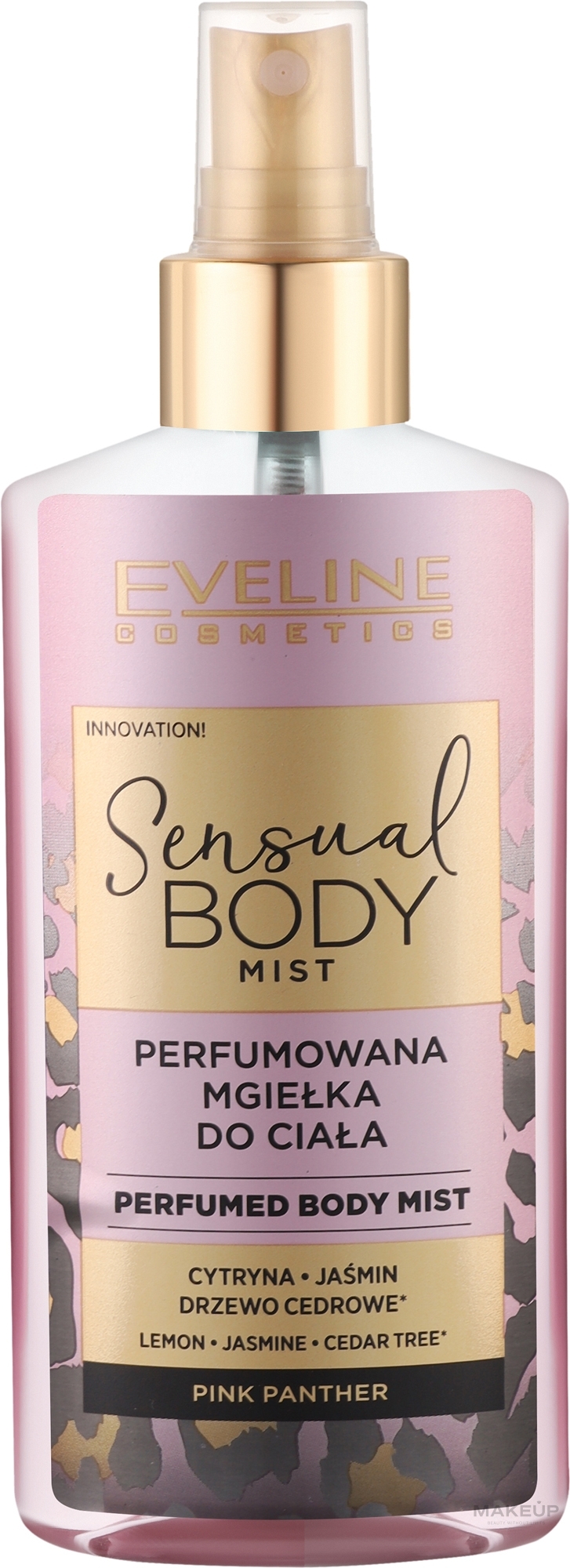 Парфумований спрей для тіла - Eveline Cosmetics Sensual Body Mist Pink Panther — фото 150ml