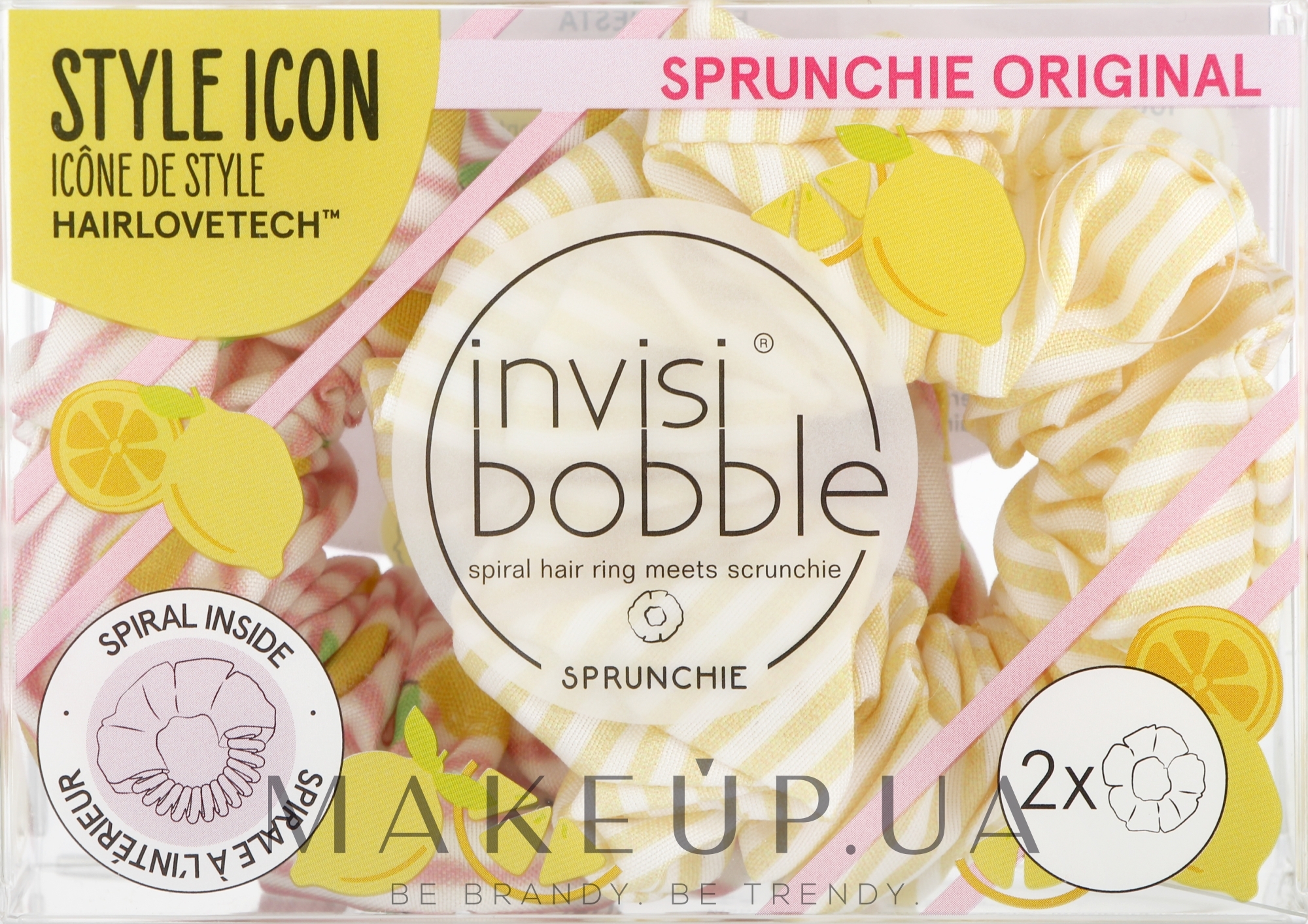 Резинка-браслет для волос - Invisibobble Sprunchie Original Fruit Fiesta — фото 2шт