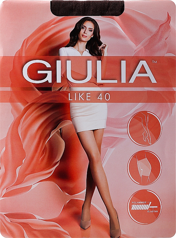 Колготки для жінок "Like" 40 Den, cappuccino - Giulia — фото N1