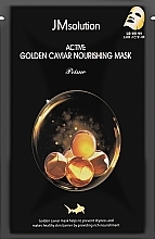 Тканевая маска с золотом и икрой - JMsolution Active Golden Caviar Nourishing Mask Prime — фото N2