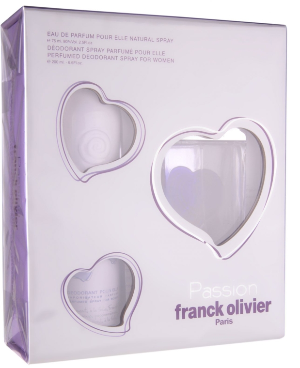 Franck Olivier Passion - Набор (edp 75ml + deo 200ml)