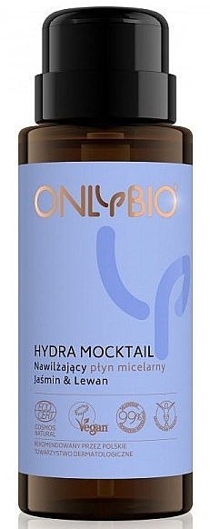 Зволожувальна міцелярна вода - Only Bio Hydra Mocktail Jasmine & Lewan — фото N1
