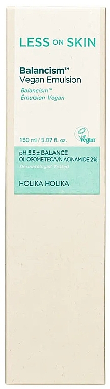 Емульсія для обличчя - Holika Holika Less On Skin Balancism Vegan Emulsion — фото N3