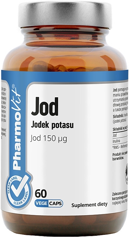 Харчова добавка "Йод" - Pharmovit Iodine — фото N1