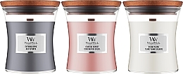 Набір свічок, 3 шт. - Woodwick Gift Deluxe Set — фото N2