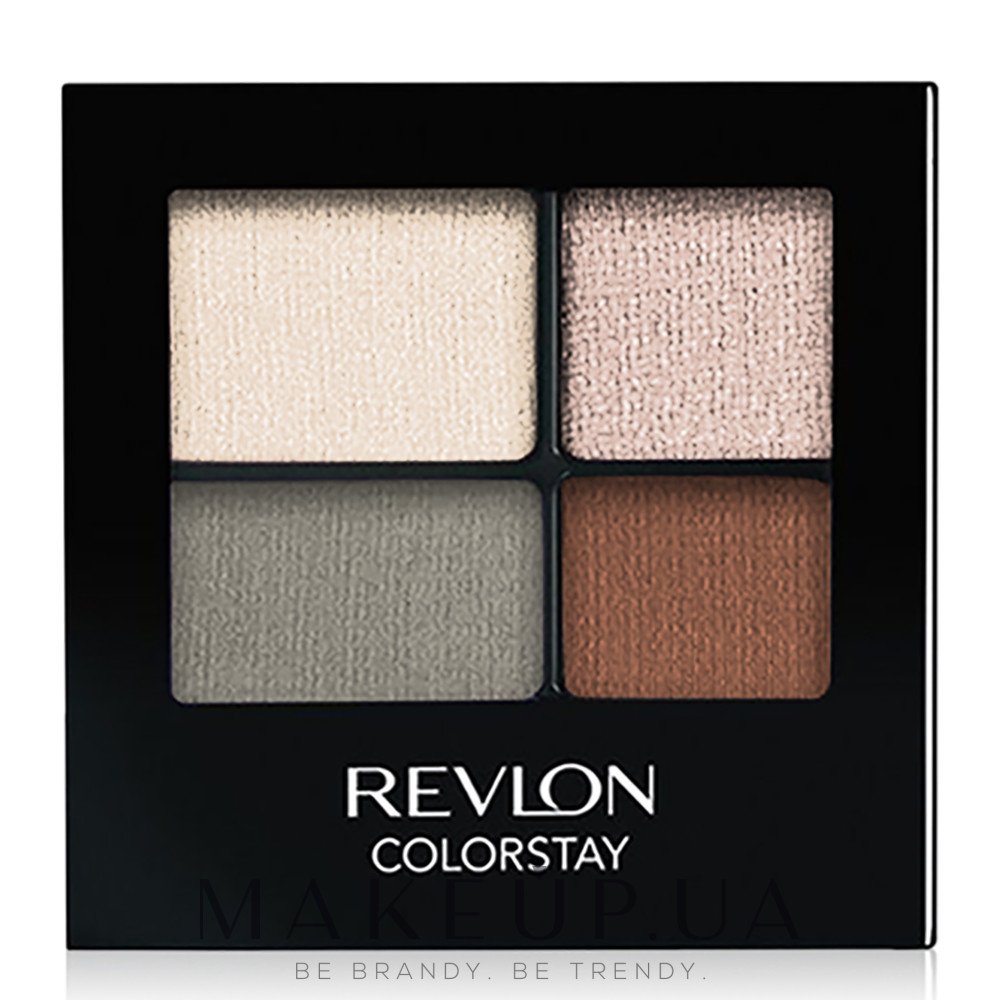 Стійкі тіні для очей - Revlon Colorstay 16 Hour Eyeshadow Quad — фото 500 - Precocious