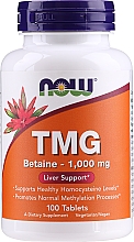 Дієтична добавка - Now Foods TMG Betaine 1000 Mg — фото N1