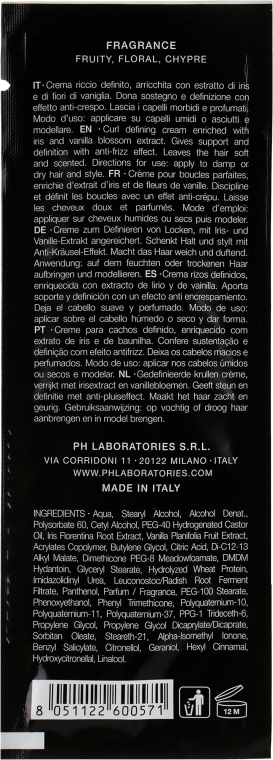 Крем для формирования локонов - Ph Laboratories Curl Defining Creme (пробник) — фото N2