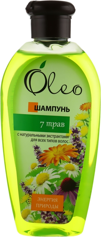 Шампунь для волосся "7 трав" - Oleo — фото N1