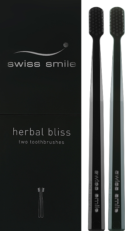 Чувствительная мягкая зубная щетка - Swiss Smile Herbal Bliss Two Toothbrushes — фото N2