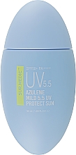Солнцезащитный крем для лица с азуленом - Neogen Sur.Medic Azulene Mild 5.5 UV Protect Sun Cream SPF50+ PA++++ — фото N1