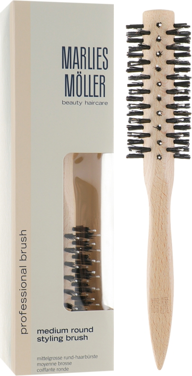 Круглая щетка для укладки волос - Marlies Moller Medium Round Styling Brush — фото N1
