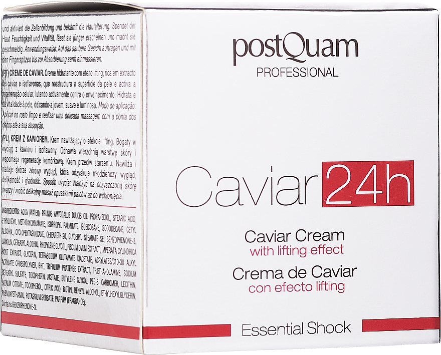 Крем с эффектом лифтинга - Postquam Caviar 24h Cream Lifting Effect — фото N1
