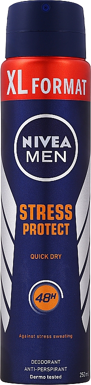 Дезодорант спрей антиперспирант "Защита Антистресс" для мужчин - NIVEA MEN Stress Protect 48hr Anti-Perspirant Spray — фото N3