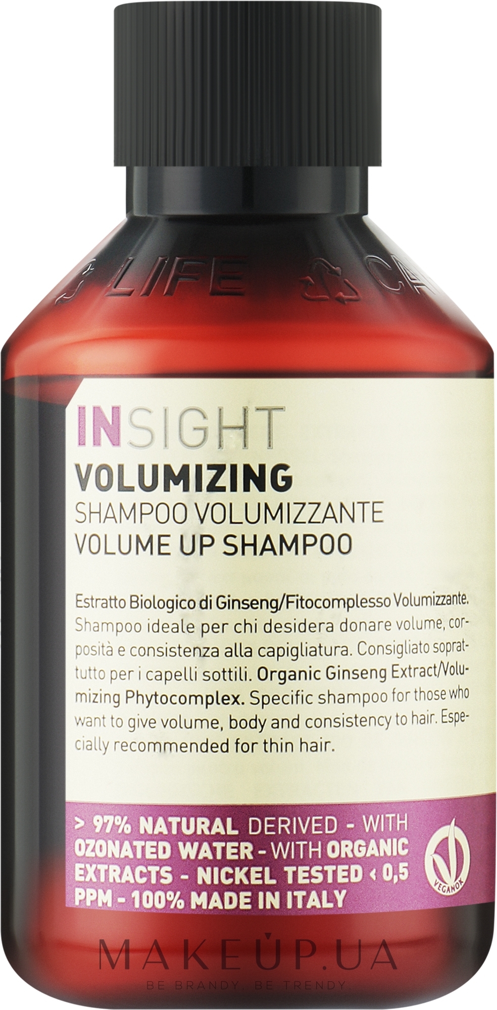 Шампунь для об'єму волосся - Insight Volumizing Shampoo — фото 100ml
