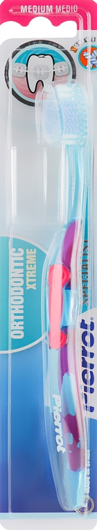 Зубная щетка ортодонтическая "Orthodontic Xtreme", розовая - Pierrot Specialist Toothbrush — фото N1