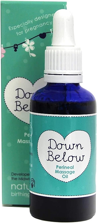 Масажна олія - Natural Birthing Company  Down Below Perineal Massage Oil — фото N1