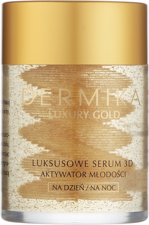 Омолаживающая сыворотка для лица - Dermika Luxury Gold 24k Total Benefit Serum — фото N1