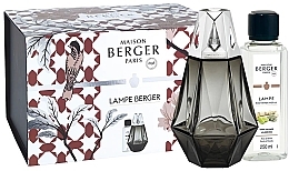Парфумерія, косметика Набір - Maison Berger Wilderness Prisme Black (lamp + refill/250ml)