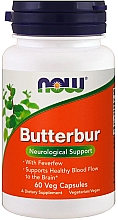 Натуральна добавка - Now Foods Butterbur — фото N1