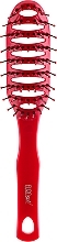 Парфумерія, косметика Щітка для укладання волосся "Ложка", 02195, червона - Eurostil Curved Vent Brush Colors
