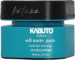 Парфумерія, косметика Матувальна паста для волосся - Kabuto Katana Soft Matte Paste